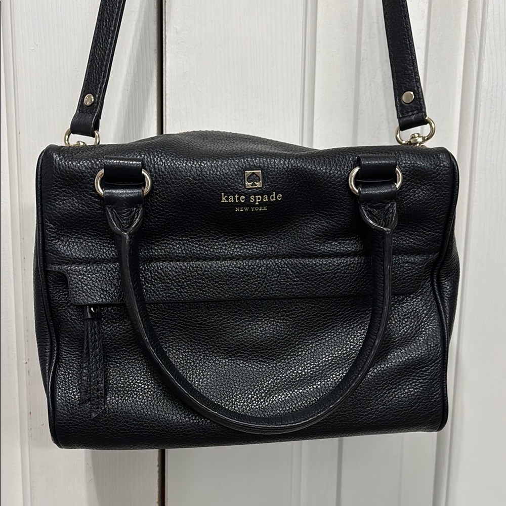 kate spade Black Leather Bag